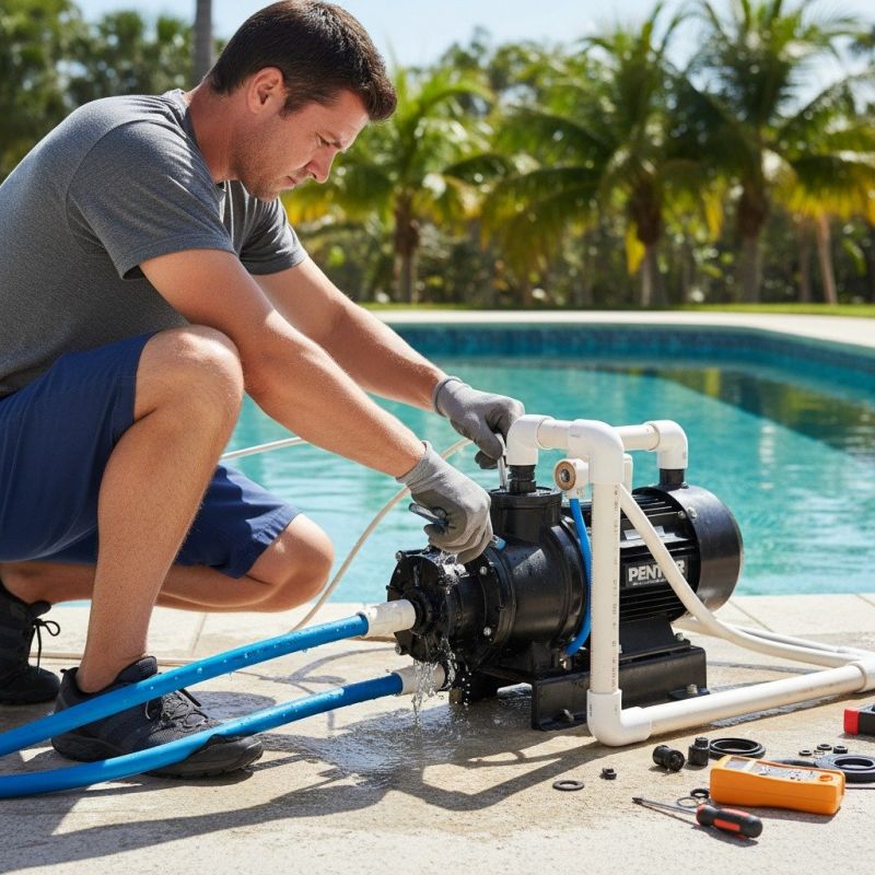 Pool Paver Repair