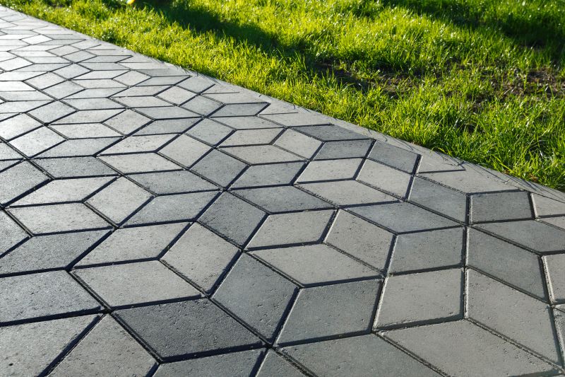 Concrete paver pattern